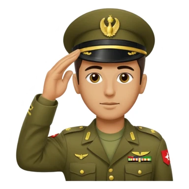 iraqi soldier salute sticker