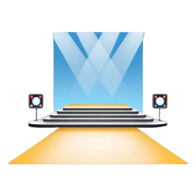  fashion show stage sticker