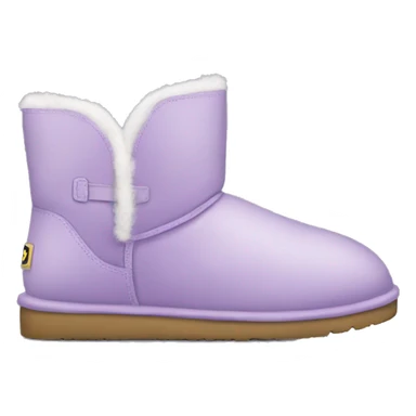 light purple uggs sticker