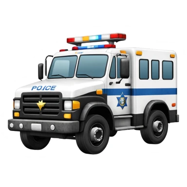 Police truck sticker