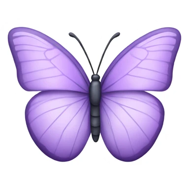 light purple butterfly sticker