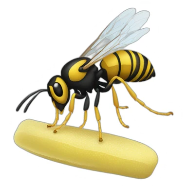 wasp-sting-in-toe sticker