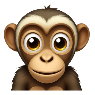 Hearteye monkey  sticker