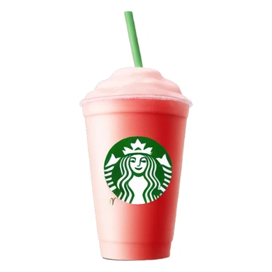 Strawberry matcha from Starbucks  sticker