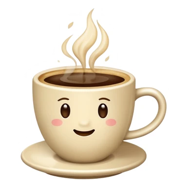 vanilla coffee sticker