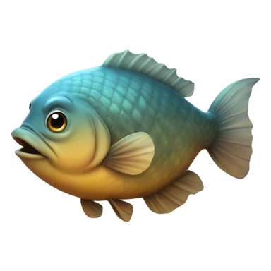 Stinky chonky fish sticker