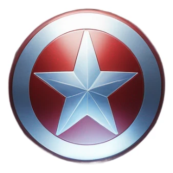 Captain America Shield sticker
