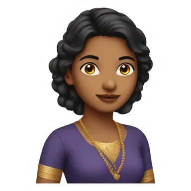 beautiful british indian girl sticker