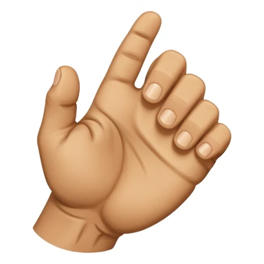 rear of veiny fist backview sticker