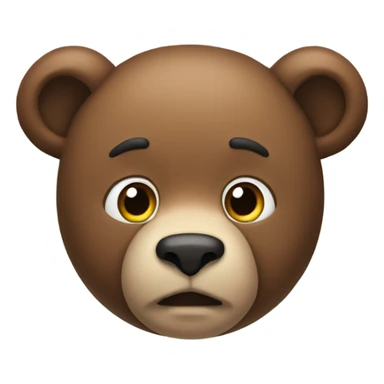 Oso con moño sticker