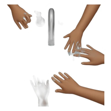 many hands being washed in sink sticker