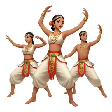 Cinematic Realistic Sirtaki Dance Pop Culture Emoji, showcasing energetic traditional dance movements rendered with dynamic, rhythmic lighting and expressive detail. sticker