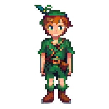 Peter Pan character sticker