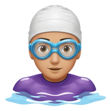swimmer swim at the pool sticker