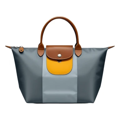 Steel colour longchamp le pliage  sticker