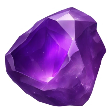 amethyst chunk gem sticker
