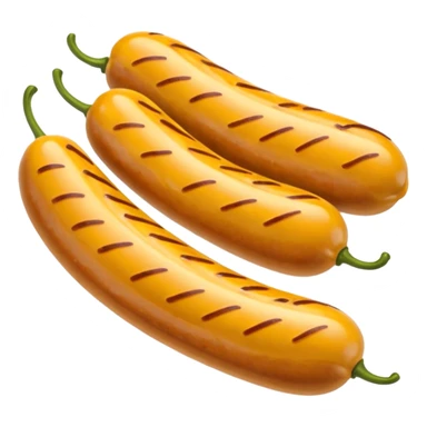 one mustard sausage  sticker