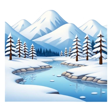 Snow season sticker