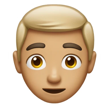 Emoji with one eyebrow high sticker