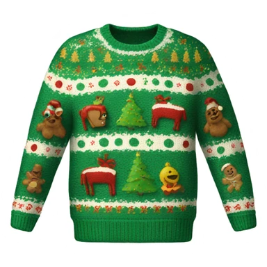 ugly christmas sweater sticker