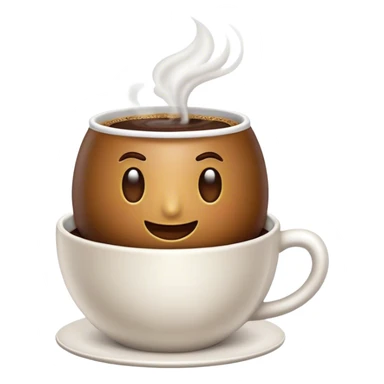 Cinematic Realistic Colombian Coffee Pop Culture Emoji, showcasing a steaming cup of rich, aromatic coffee that epitomizes Colombian culture rendered with detailed textures and warm, inviting lighting. sticker