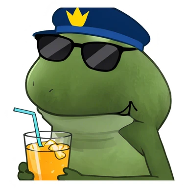 Iced tea sticker