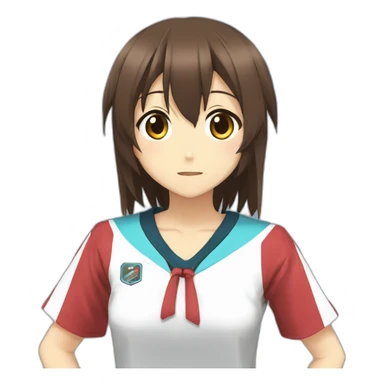 Haruhi Suzumiya In sportswea sticker