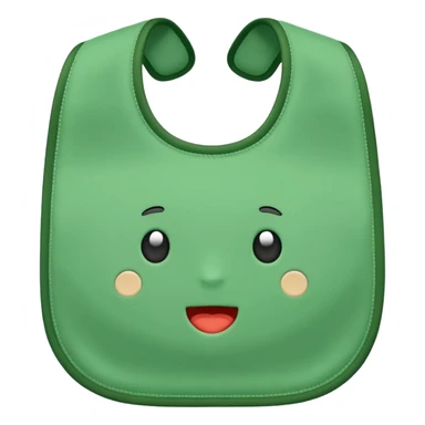 Green bib  sticker
