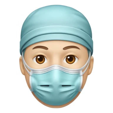 Surgeon mask sticker
