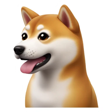 shiba inu works in tiktok sticker