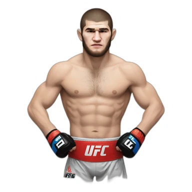 Ufc fighter khabib nurmagomedov sticker
