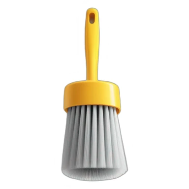 Toilet brush sticker
