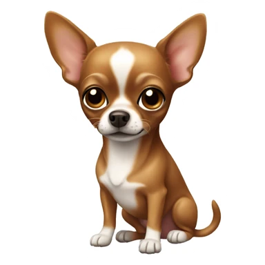 brown chihuahua sticker