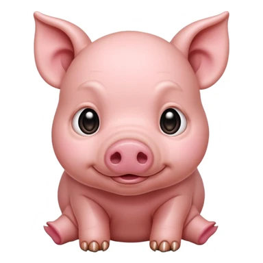 baby pig sticker