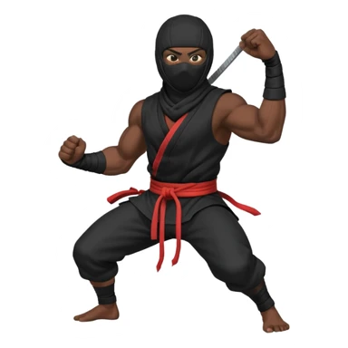 Mortal kombat postava ninja nový charakter  sticker