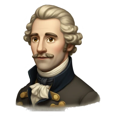 British man from 1800's sticker