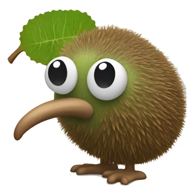 3D kiwi  sticker