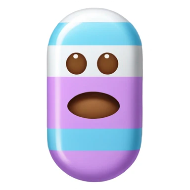 candy pill sticker