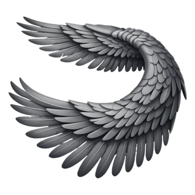 left bird wing sticker