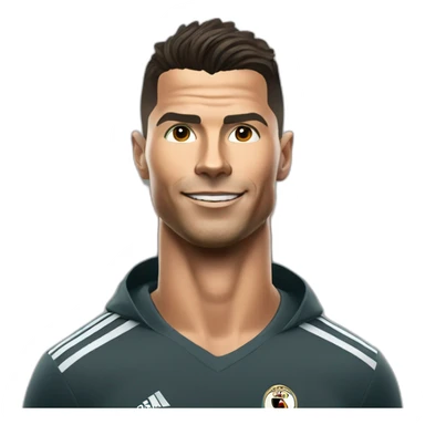 CR7 avec une tomate sticker