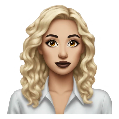 Hyper realistic makeup vanity sticker