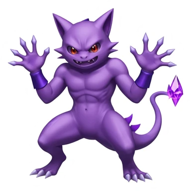 Gengar-Sableye-Mewtwo-fusion (full body) sticker
