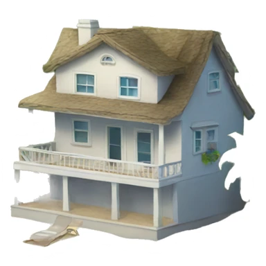 house on the beach sticker