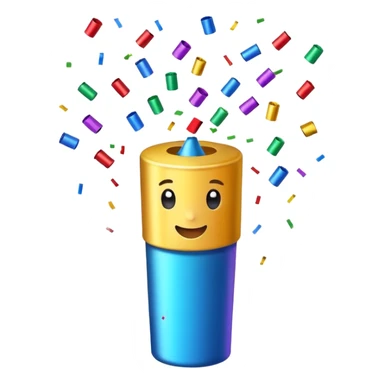 party popper sticker