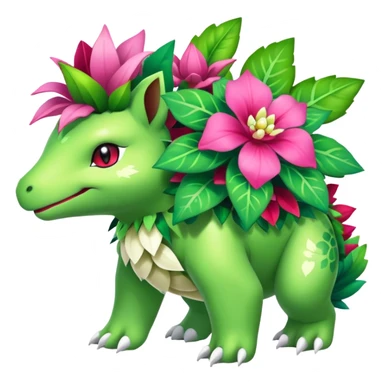Shiny Exotic Roserade-Shaymin-Ivysaur-Meganium-Roselia-Hybrid-Creature sticker
