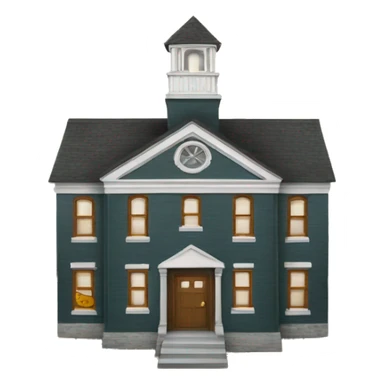 one room school house sticker