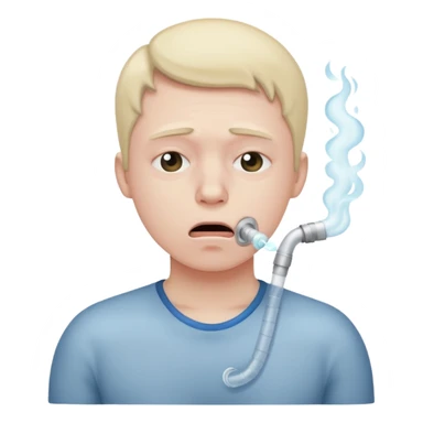 choking myself sticker