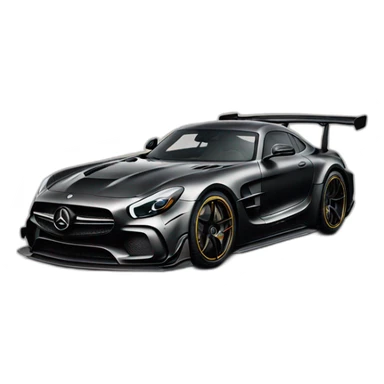 Mercedes Gtr black series sticker