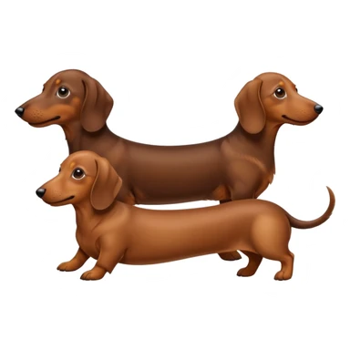 Perros salchicha sticker