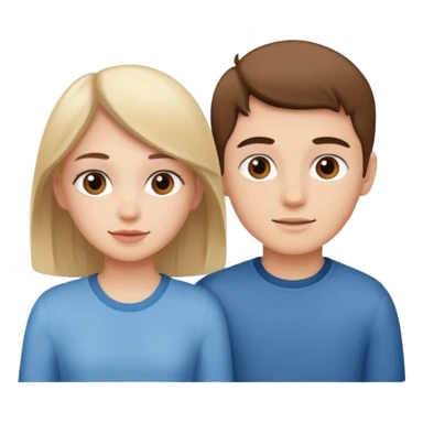 Girl and Boy  sticker